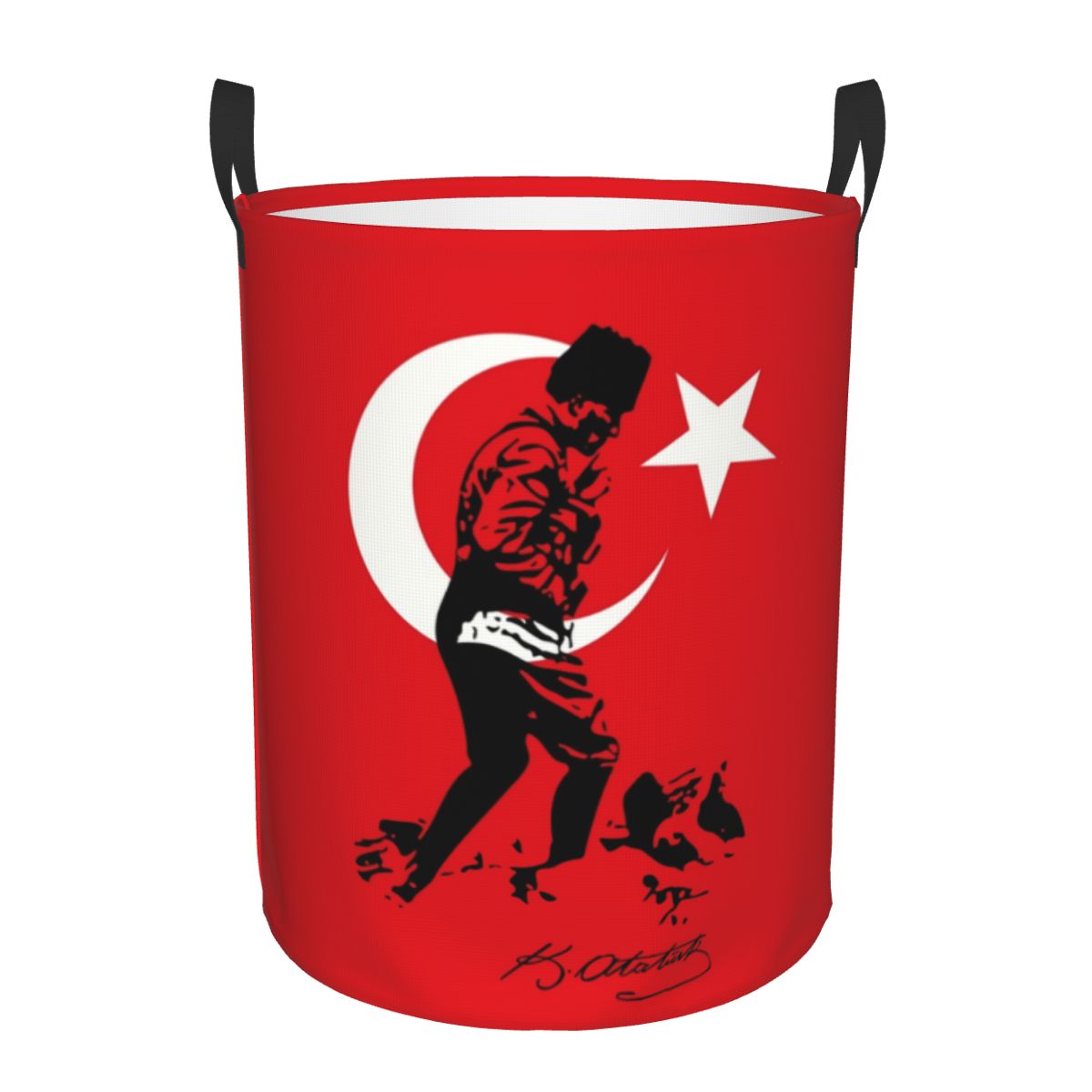 Laundry Hamper Nursery - Custom Turkey Mustafa Kemal Ataturk Laundry