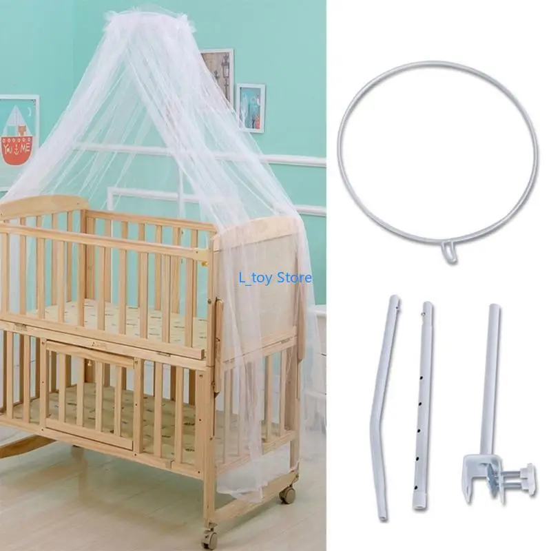 Convertible Crib Set - Adjustable Mosquito Net Stand Holder Clip-on