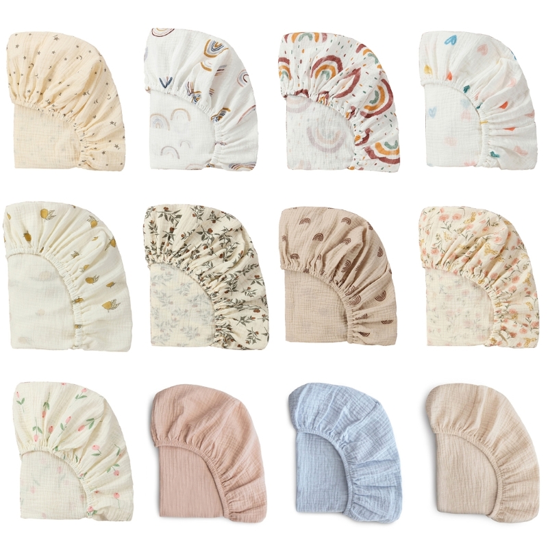 Bassinet Bedside Sleeper - Baby Fitted Sheets Nursing Crib Infant