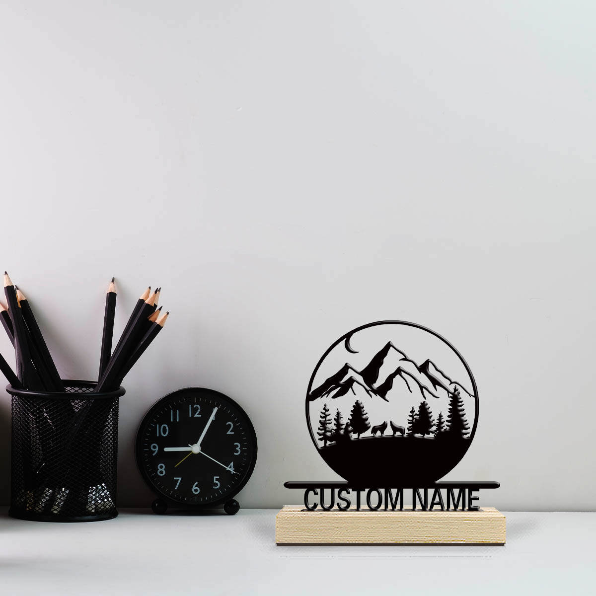 Baby Nursery Forest Theme - 1pc Fun Personalized Custom mountain forest