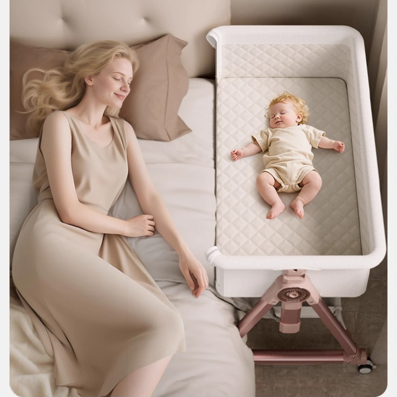 Baby Crib, Portable Splicing,  - Bassinet Bedside Sleeper 评论和价格