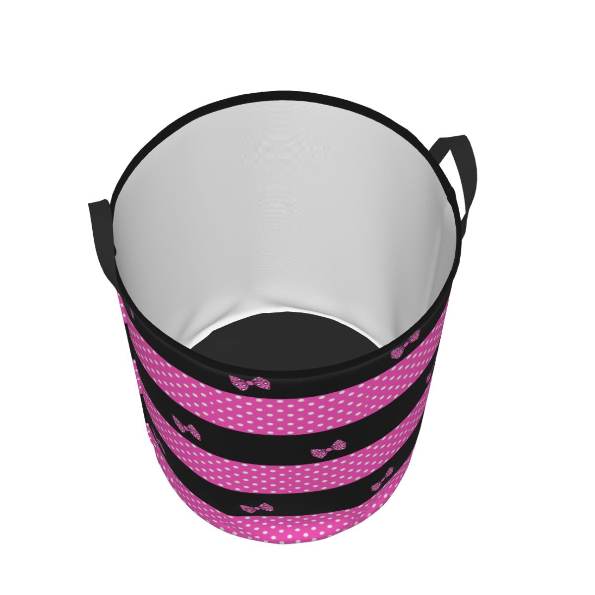 Custom Pink Minnie Polkadots L - Laundry Hamper Nursery 评论和价格