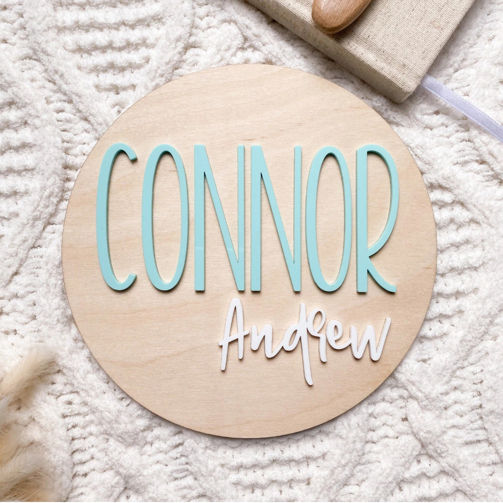 Personalised Birth Announcemen - Baby Nursery Name 评论和价格