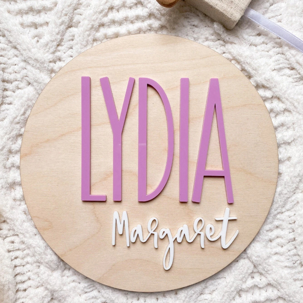 Personalised Birth Announcemen - Baby Nursery Name 评论和价格