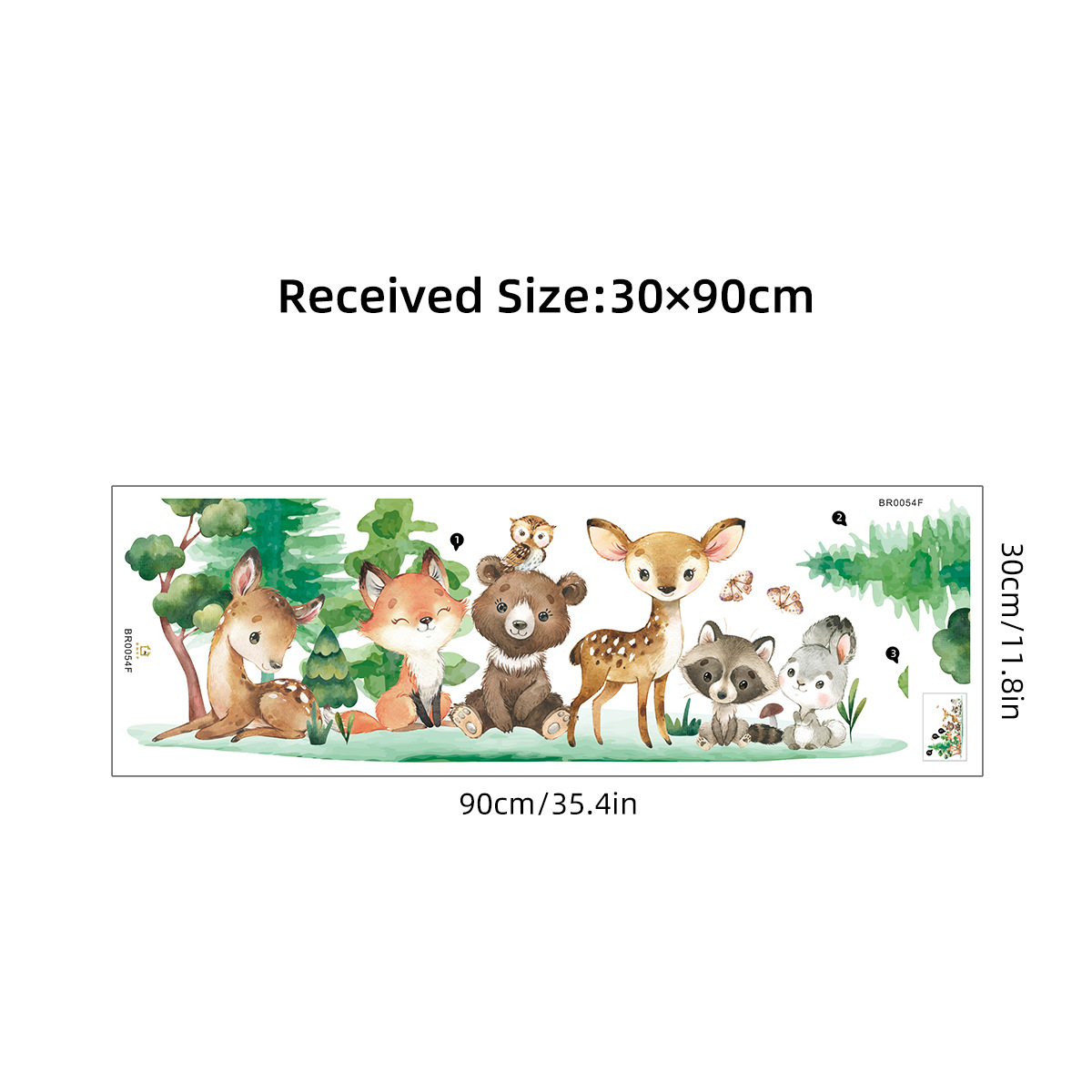 Forest Animals Theme Bear Deer - Baby Nursery Forest Theme 评论和价格