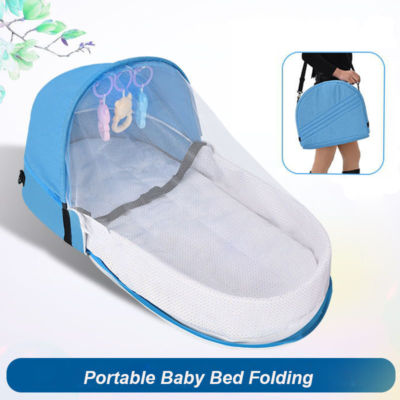 Baby Bed Crib Convenient Foldi - Baby Nursery Items 评论和价格
