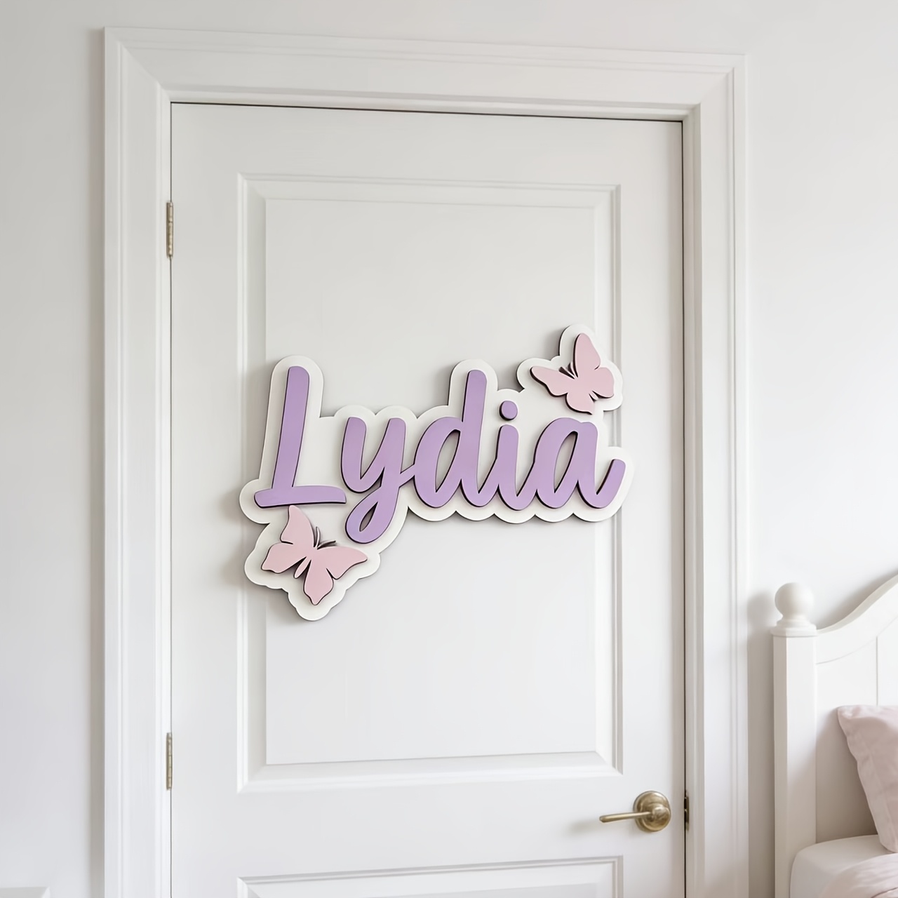 Personalized Blue & Pink Butte - Baby Nursery Name 评论和价格