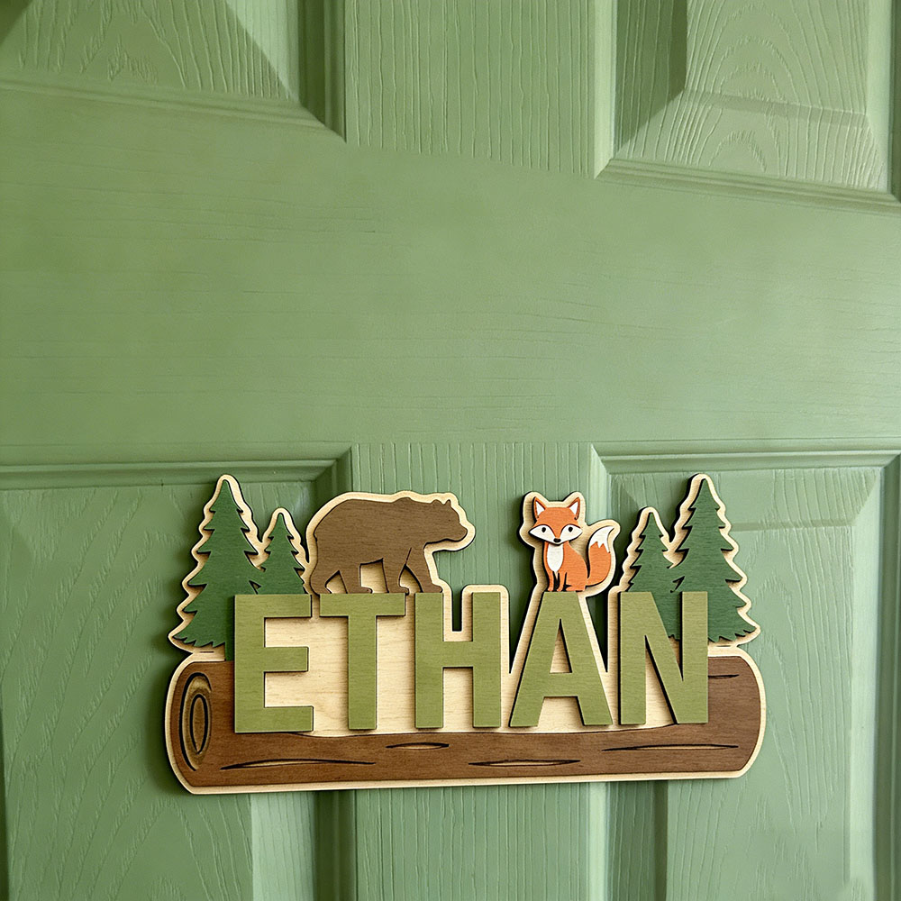 Woodland Forest Animal Persona - Baby Nursery Name 评论和价格