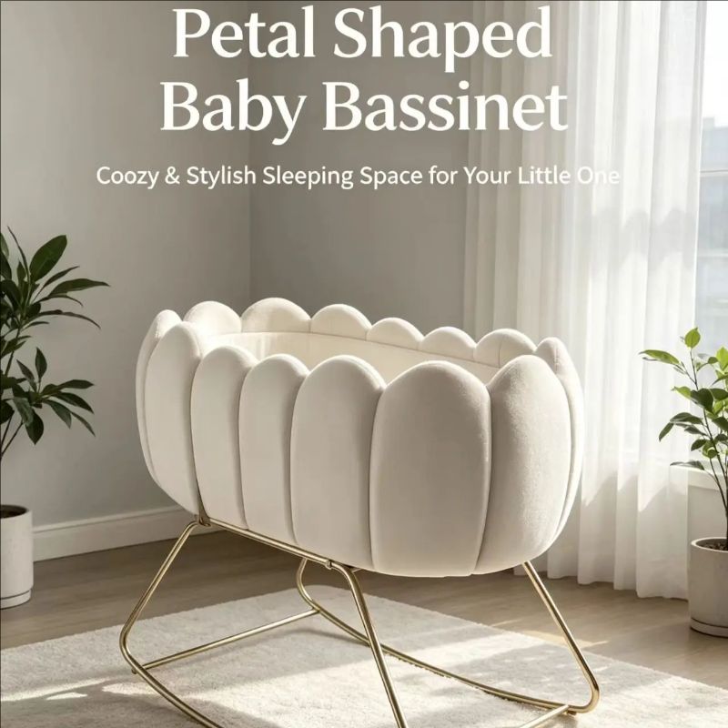 Cradle for Newborns, Manual Ro - Bassinet Bedside Sleeper 评论和价格
