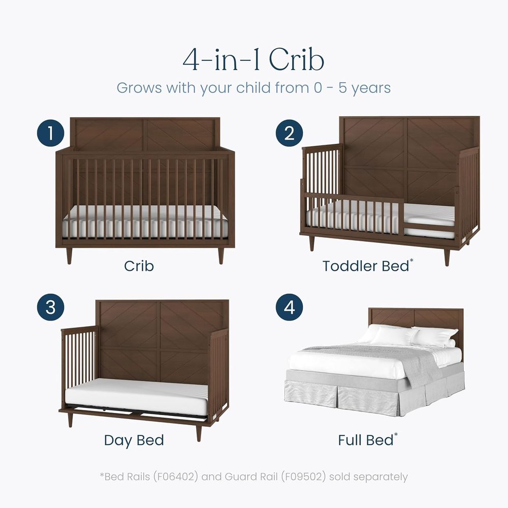 Surrey Hill Design 4-in-1 Conv - Convertible Crib Set 评论和价格