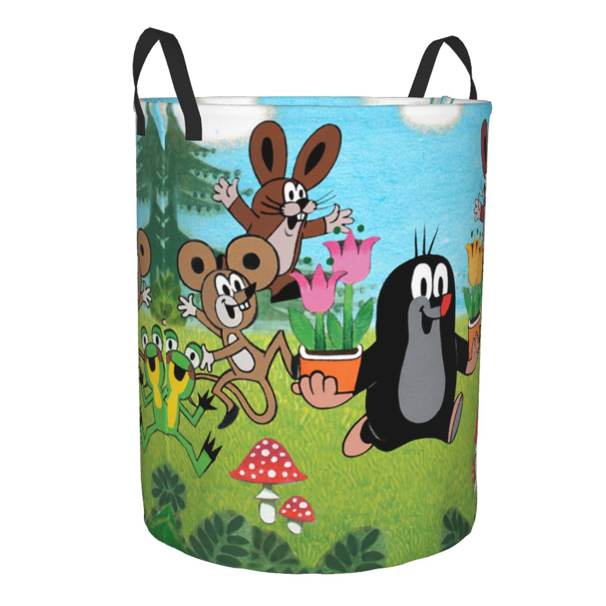 Happy Mole Laundry Basket Coll - Laundry Hamper Nursery 评论和价格