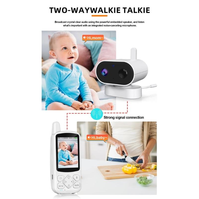 Video Baby Monitor with 2.8 Sc - Baby Nursery Videos 评论和价格