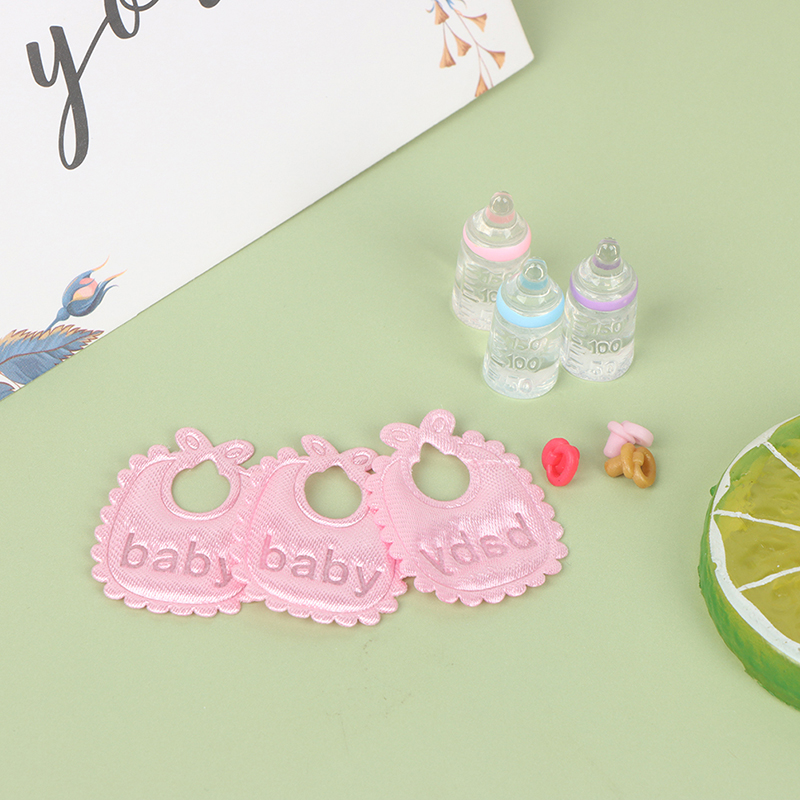 3PCS 1:12 Dolls House Miniatur - Baby Nursery Items 评论和价格