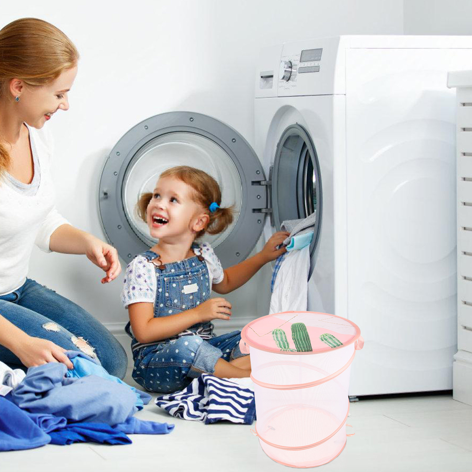 Polyester Mesh Laundry Hamper  - Laundry Hamper Nursery 评论和价格