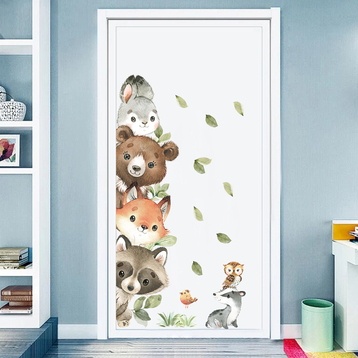 Forest Animals Theme Bear Deer - Baby Nursery Forest Theme 评论和价格