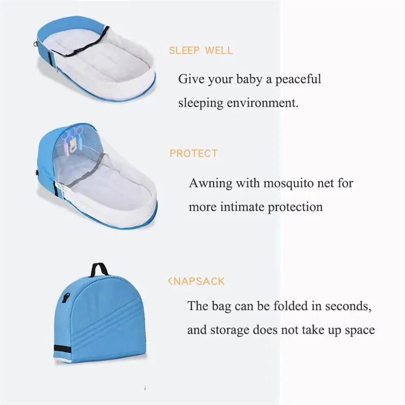 Baby Bed Convenient Folding An - Baby Nursery Items 评论和价格