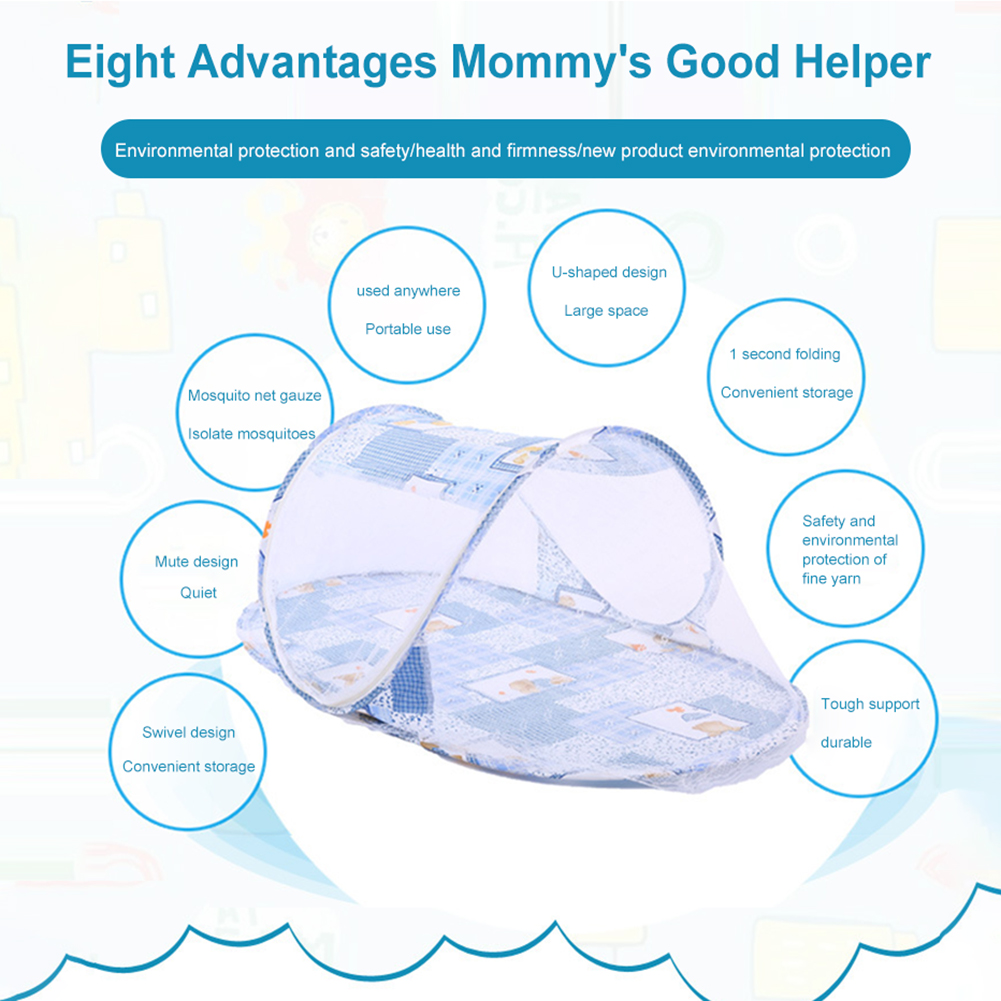 Portable Baby Crib Anti-Bug Ne - Baby Nursery Items 评论和价格