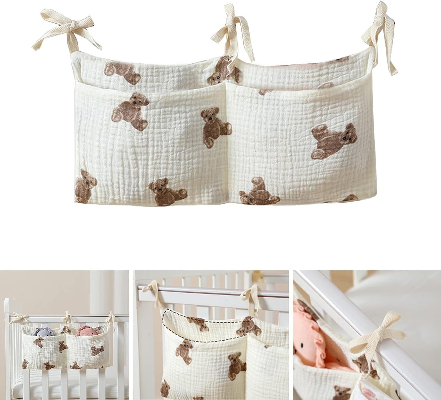 Baby Crib Organizer Cot Caddy  - Baby Nursery Items 评论和价格