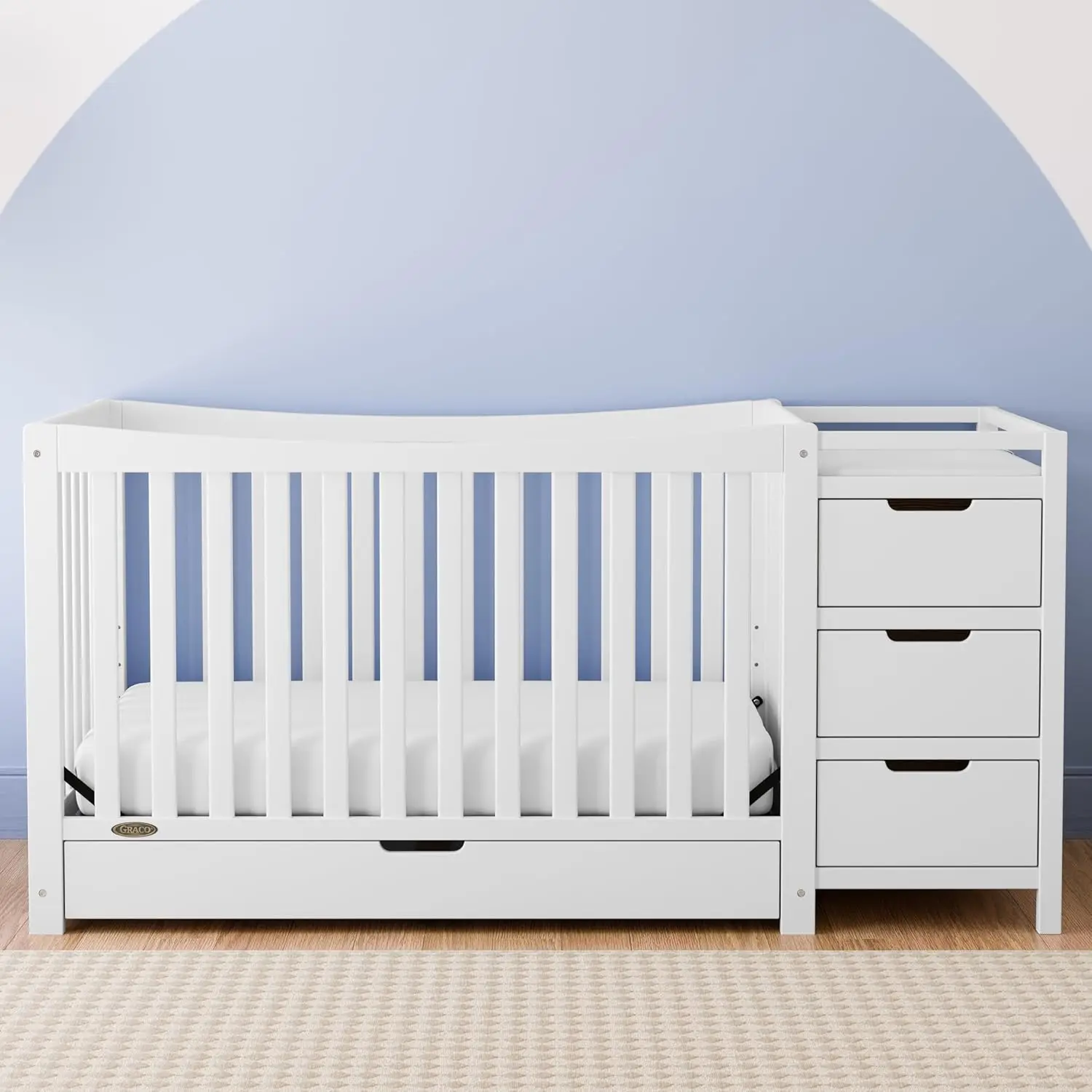 Multi-Function-4 in 1 Converti - Convertible Crib Set 评论和价格