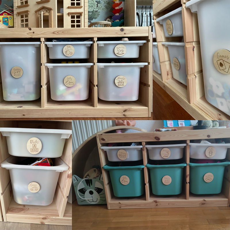 Wooden Storage Tags Nursery De - Baby Nursery Items 评论和价格
