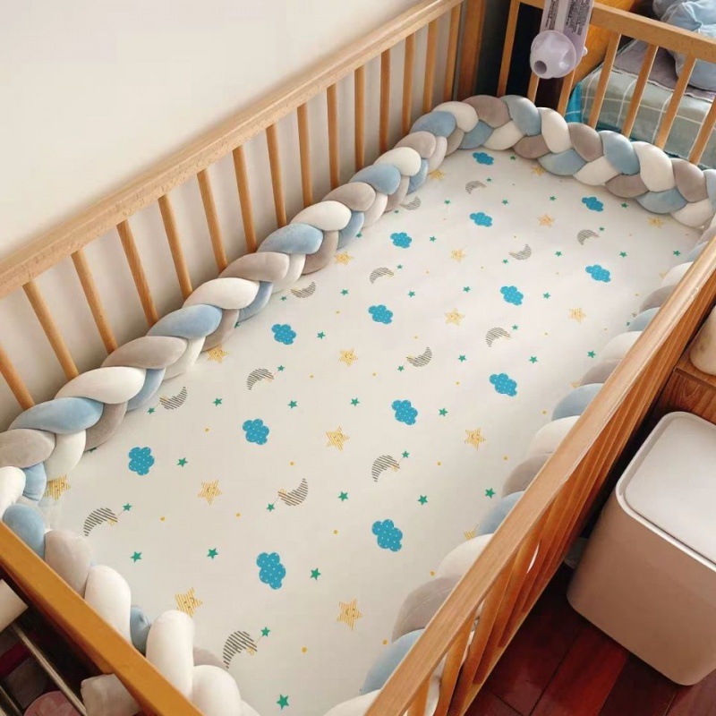 1.5M Baby Bumper Bed Braid Kno - Convertible Crib Set 评论和价格