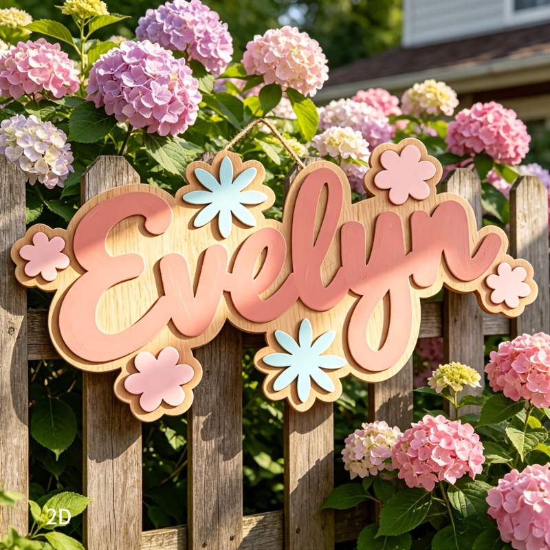 Personalized Floral Themed Nam - Baby Nursery Name 评论和价格