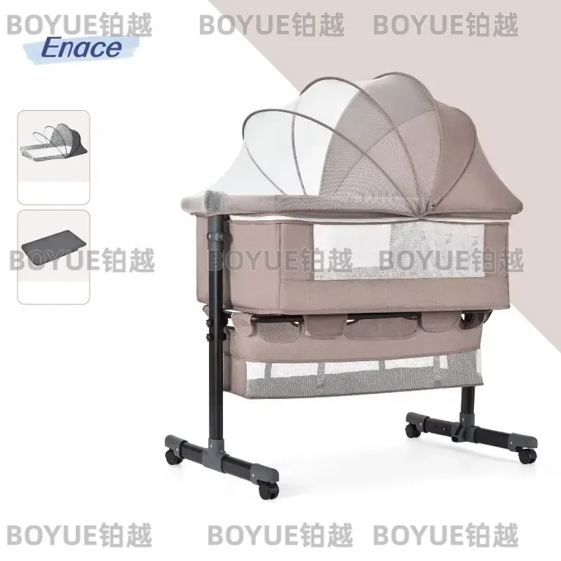 Aluminum Folding Bedside Crib  - Bassinet Bedside Sleeper 评论和价格