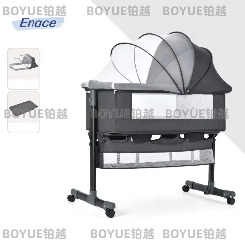 Aluminum Folding Bedside Crib  - Bassinet Bedside Sleeper 评论和价格