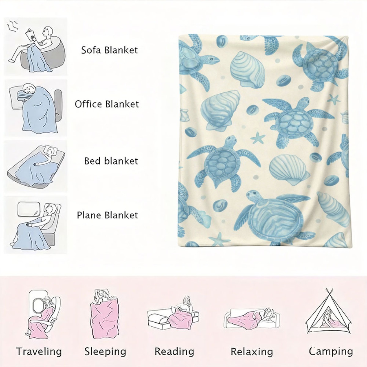 Cute Ocean Theme Turtle Beach  - Baby Nursery Ocean 评论和价格