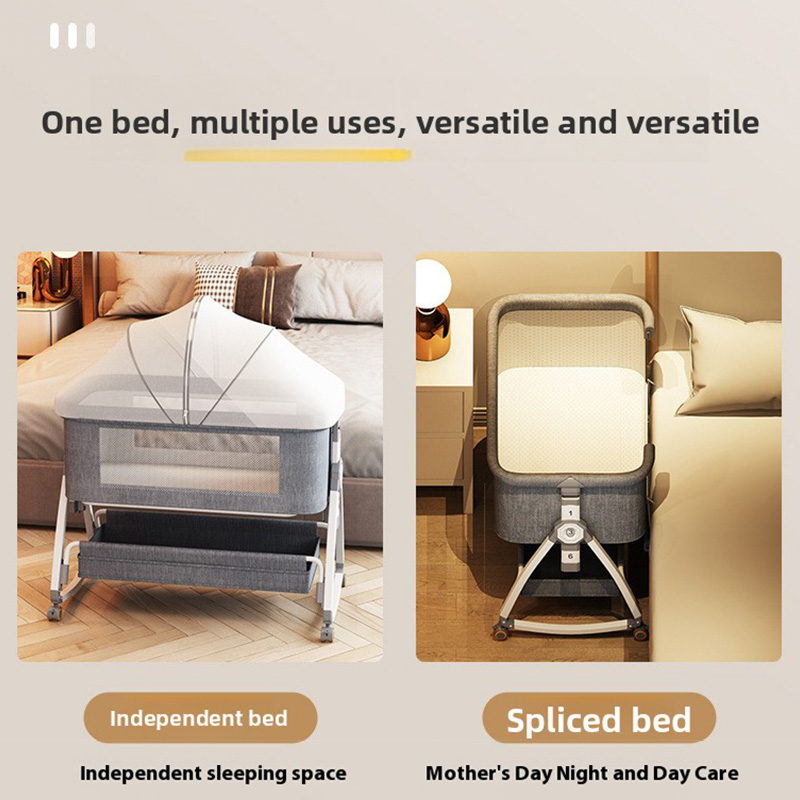 Baby Cribs  3 in 1 Baby Bedsid - Bassinet Bedside Sleeper 评论和价格