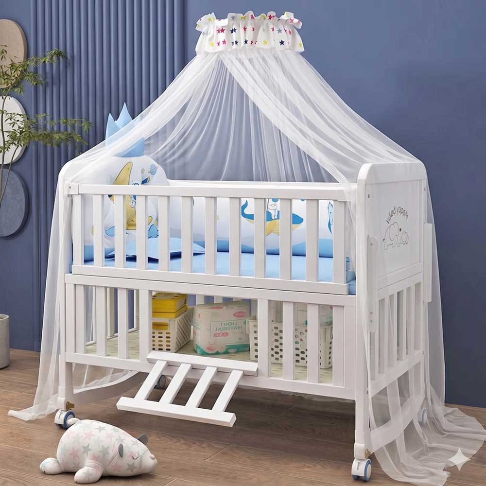 Premium Baby Crib Solid Wood C - Convertible Crib Set 评论和价格